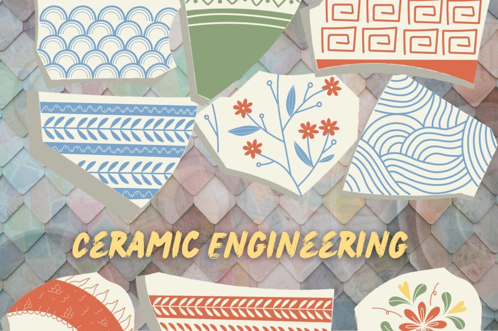 Ceramic engineering focuses on designing, manufacturing, and processing ceramic materials. Ceramics are materials composed of non-metallic elements, such as silicon, oxygen, carbon, aluminium, and other elements. In India, ceramic engineering has become increasingly important due to its applications in various industries such as automotive manufacturing, aerospace engineering, medical devices and prosthetics production, electronics manufacturing, and more.